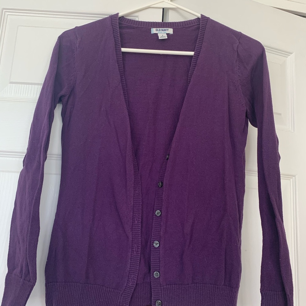 Old Navy Royal Purple Cardigan - Size S